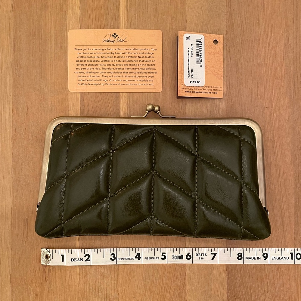 Patricia Nash Everly quilted leather kisslock